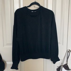 Zara Basics thin sweater blouse